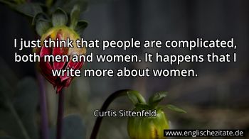 Englisches Zitat von Curtis Sittenfeld als Bild