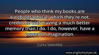 Englisches Zitat von Curtis Sittenfeld als Bild