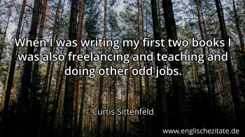 Englisches Zitat von Curtis Sittenfeld als Bild