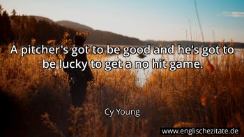 Englisches Zitat von Cy Young als Bild