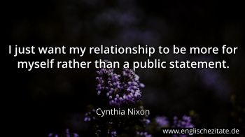 Englisches Zitat von Cynthia Nixon als Bild