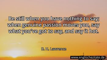 Englisches Zitat von D. H. Lawrence als Bild