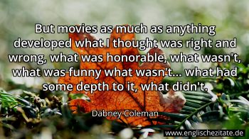 Englisches Zitat von Dabney Coleman als Bild