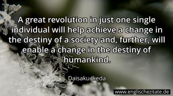 Englisches Zitat von Daisaku Ikeda als Bild