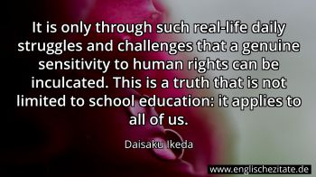 Englisches Zitat von Daisaku Ikeda als Bild