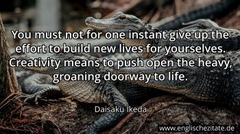 Englisches Zitat von Daisaku Ikeda als Bild