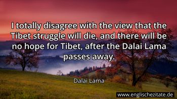 Englisches Zitat von Dalai Lama als Bild