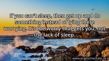 Englisches Zitat von Dale Carnegie als Bild