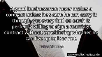 Englisches Zitat von Dalton Trumbo als Bild