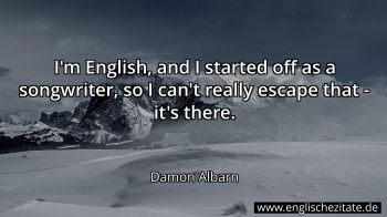Englisches Zitat von Damon Albarn als Bild