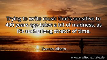 Englisches Zitat von Damon Albarn als Bild