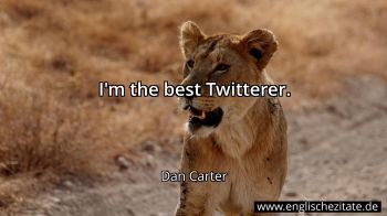 Englisches Zitat von Dan Carter als Bild