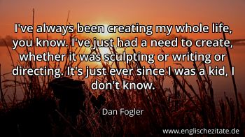 Englisches Zitat von Dan Fogler als Bild