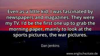 Englisches Zitat von Dan Jenkins als Bild