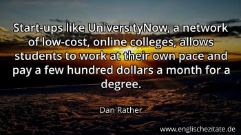 Englisches Zitat von Dan Rather als Bild