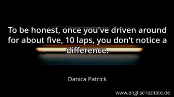 Englisches Zitat von Danica Patrick als Bild