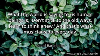 Englisches Zitat von Daniel Barenboim als Bild