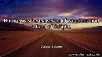 Englisches Zitat von Daniel Boone als Bild