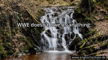 Englisches Zitat von Daniel Bryan als Bild