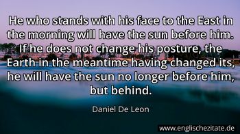 Englisches Zitat von Daniel De Leon als Bild