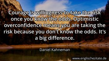 Englisches Zitat von Daniel Kahneman als Bild