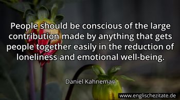 Englisches Zitat von Daniel Kahneman als Bild