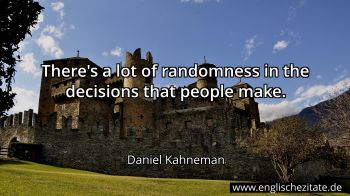 Englisches Zitat von Daniel Kahneman als Bild