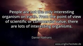 Englisches Zitat von Daniel Nathans als Bild