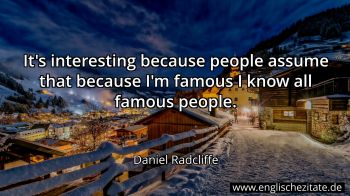 Englisches Zitat von Daniel Radcliffe als Bild