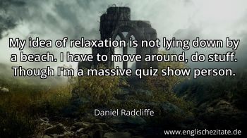 Englisches Zitat von Daniel Radcliffe als Bild