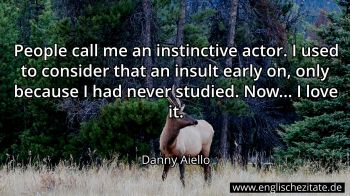 Englisches Zitat von Danny Aiello als Bild