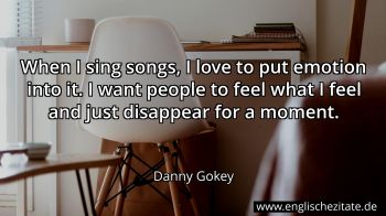 Englisches Zitat von Danny Gokey als Bild