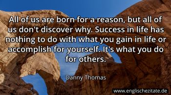 Englisches Zitat von Danny Thomas als Bild