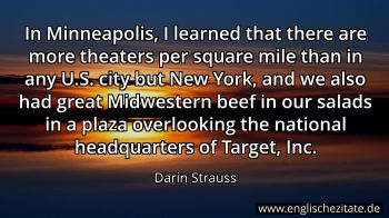 Englisches Zitat von Darin Strauss als Bild