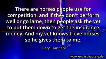 Englisches Zitat von Daryl Hannah als Bild