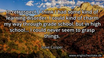Englisches Zitat von Dave Cooper als Bild