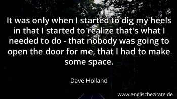 Englisches Zitat von Dave Holland als Bild