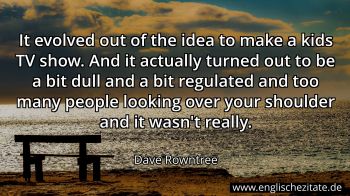 Englisches Zitat von Dave Rowntree als Bild