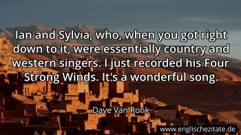 Englisches Zitat von Dave Van Ronk als Bild