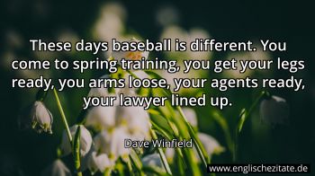 Englisches Zitat von Dave Winfield als Bild
