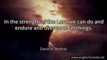 Englisches Zitat von David A. Bednar als Bild