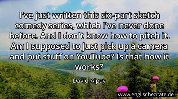 Englisches Zitat von David Alpay als Bild