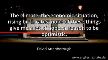 Englisches Zitat von David Attenborough als Bild