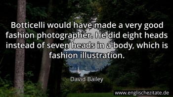 Englisches Zitat von David Bailey als Bild