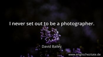 Englisches Zitat von David Bailey als Bild