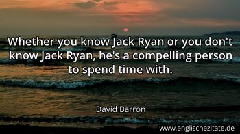 Englisches Zitat von David Barron als Bild