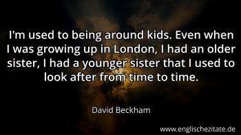 Englisches Zitat von David Beckham als Bild