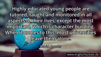 Englisches Zitat von David Brooks als Bild