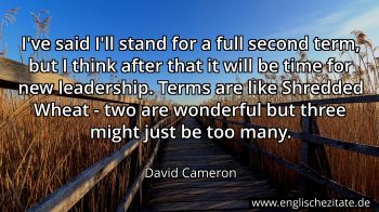 Englisches Zitat von David Cameron als Bild