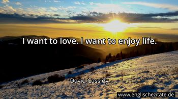 Englisches Zitat von David Cassidy als Bild